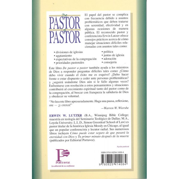 De Pastor a Pastor