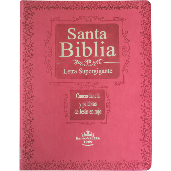 Biblia Super Gigante rosa