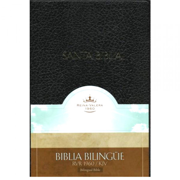 BIBLIA BILINGUE KJV/1960 IMIT NEGRO