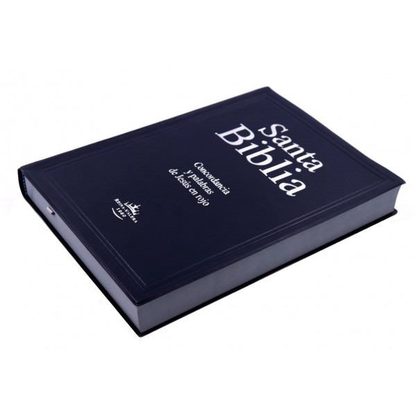 BIBLIA RVR60 LETRA GIGANTE VINIL AZUL