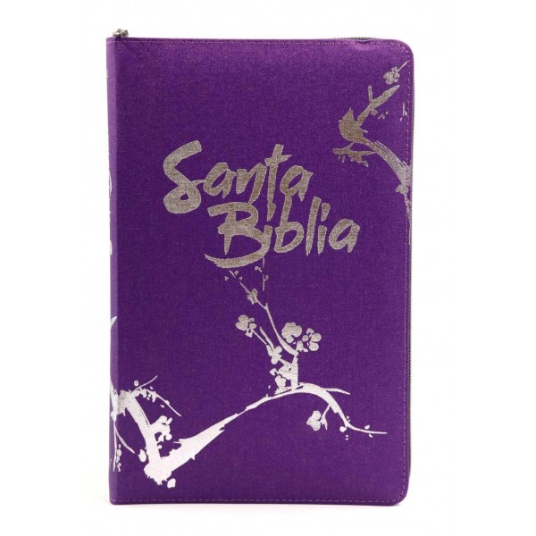 B. NTV Santa Biblia morada edición zipe